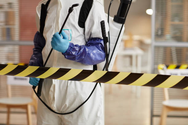Professional Biohazard Cleanup technician working in Etna, NH